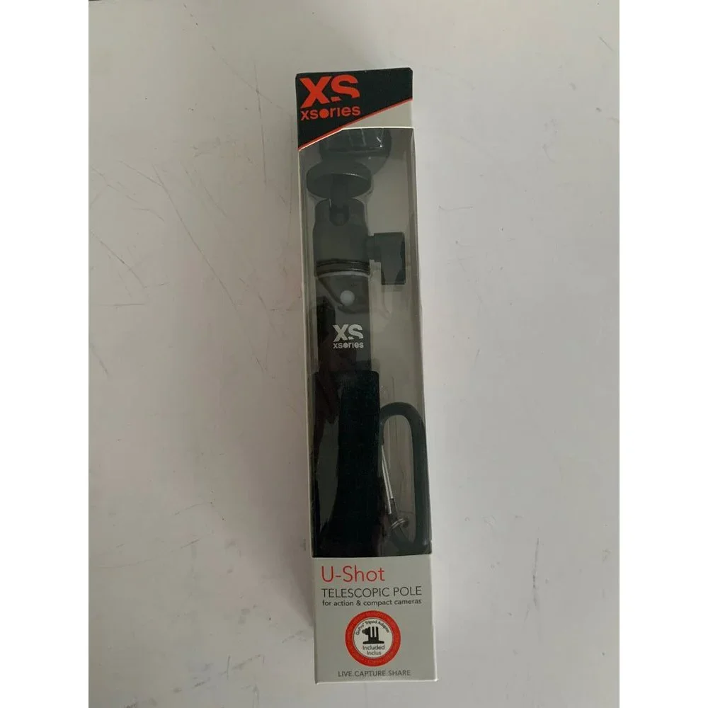 XSories Big U-Shot Telescopic Pole for Action/Compact Cameras-Gopro Tripod Black